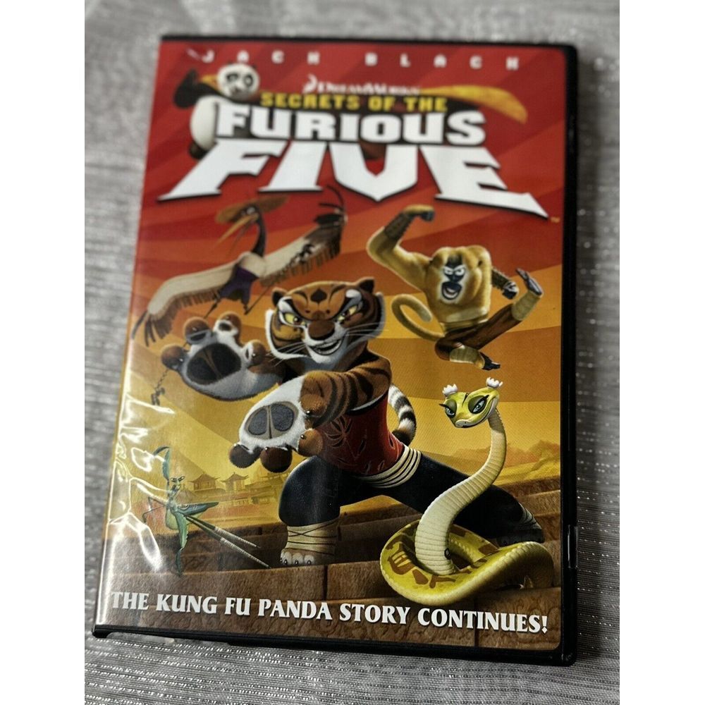 Jack black secrets of the furious five DVD Kong Fu panda story continues!